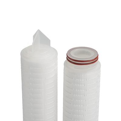 0.1 - 20um πτυχωμένη κασέτα φίλτρων σειράς PP για το φίλτρο ασφάλειας κατεργασίας ύδατος RO