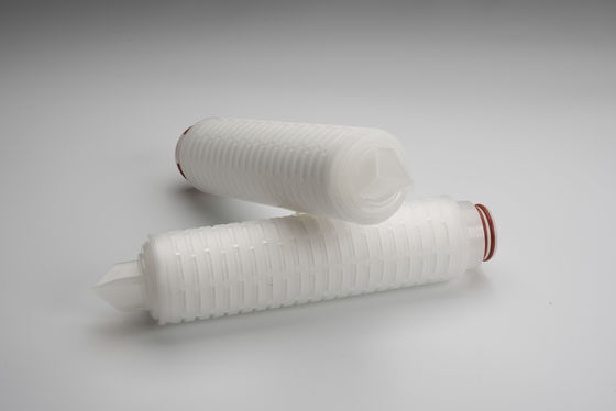 10» πτυχωμένη μικροηλεκτρονική κασέτα φίλτρων μεμβρανών 0,4 - τομέας διήθησης 0.7m2