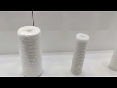 10in-40in φυσίγγιο φίλτρου πόσιμου νερού με πολυπροπυλένιο μέσο για υποστηρικτικά μέσα