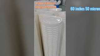 Κασέτα φίλτρου υψηλής ροής 60 ιντσών 50 micron για επεξεργασία νερού