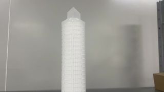 Κασέτα φίλτρου πτυχωτό PP 10 ιντσών με πυρήνα πολυπροπυλενίου