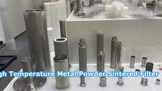 Φυσίγγιο φίλτρου πυροσυσσωματωμένο σε σκόνη μετάλλου υψηλής θερμοκρασίας