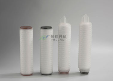 Πτυχωμένη PES κασέτα φίλτρων μεμβρανών, κασέτα φίλτρων νερού RO 0.22um 10»
