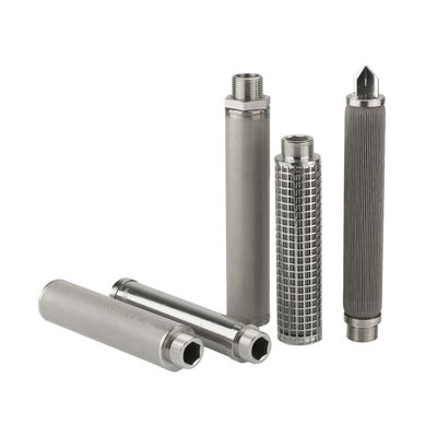 Καρτόνι μεταλλικού φίλτρου της σειράς PHSV με σπειροειδή πλευρά συγκόλλησης και σύρμα σε σχήμα V για διήθηση υψηλής αντοχής