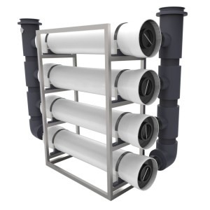RO Prefiltration κατοικία φίλτρων κασετών μεμβρανών φίμπεργκλας για την αφαλάτωση θαλάσσιου νερού