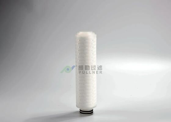 PTFE Membrane Filter Cartridge with Hydrophobic and Hydrophilic PTFE Membrane for Corrosion Resistant Filtration