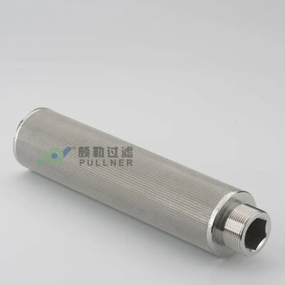 Φίλτρο φυσίγγιο από ανοξείδωτο χάλυβα 316L 10 ιντσών, πολυστρωματικό, συγκολλημένο με συγκόλληση, με αντοχή σε υψηλές θερμοκρασίες και διάβρωση για εφαρμογές υψηλής ροής
