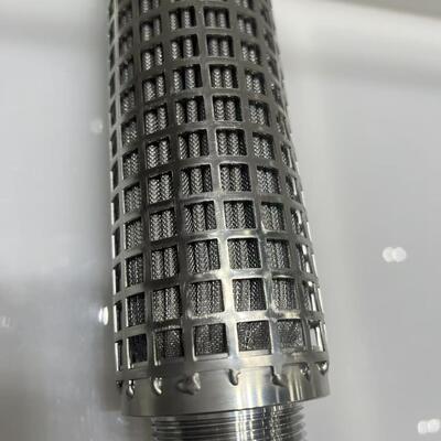 Ανθεκτικό σε υψηλές θερμοκρασίες 316L Φιλτένιο από ανοξείδωτη χάλυβα με μεγάλη περιοχή διήθησης