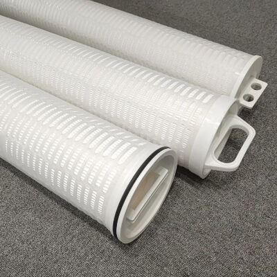 Φίλτρο φυσιγγίου υψηλής ροής 60 ιντσών με υψηλή ικανότητα συγκράτησης ρύπων και ρυθμό ροής 110m3/h για τον καθαρισμό του νερού