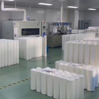 Φίλτρο φυσιγγίου υψηλής ροής 60 ιντσών με υψηλή ικανότητα συγκράτησης ρύπων και ρυθμό ροής 110m3/h για τον καθαρισμό του νερού