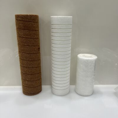10 ιντσών PP Melt Blown Filter Cartridge με βαθμιαία πυκνότητα πόρων και πιστοποίηση ISO9001 για καθαρισμό νερού