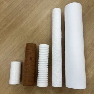 10 ιντσών PP Melt Blown Filter Cartridge με βαθμιαία πυκνότητα πόρων και πιστοποίηση ISO9001 για καθαρισμό νερού